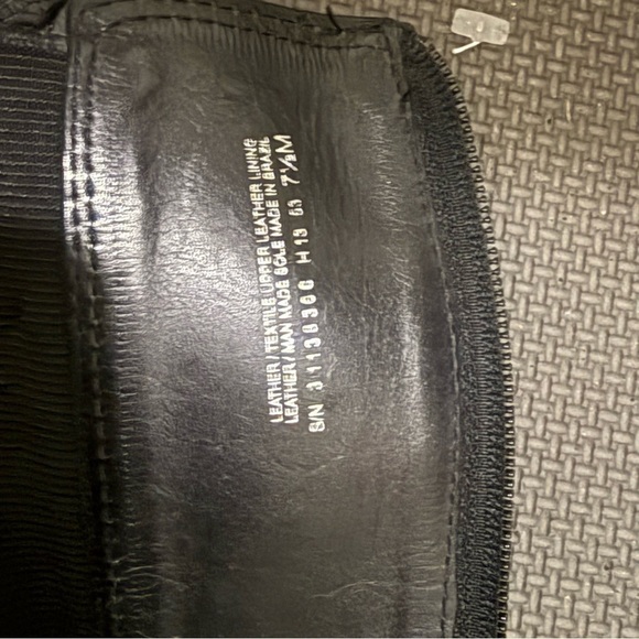 Tory Burch Black Christy Tumbled Leather Stretch Riding Boots - Picture 11 of 11